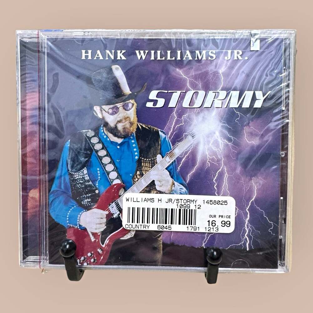 Hank Williams Jr. Stormy CD 1999 Curb Records Country Jewel Case Std HDCD